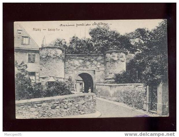 006124 Alzey Schloss Tor Ancienne Porte Du Château édit. Fabian & Co N°39573 ? - Alzey
