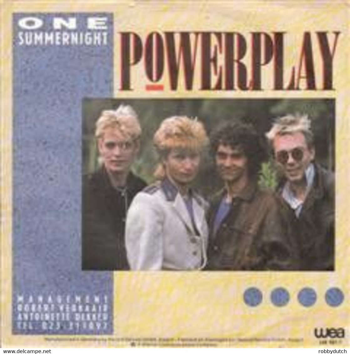 * 7" * POWERPLAY - ONE SUMMERNIGHT (Nederpop 1985) - Rock