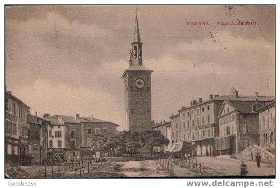 CPA De ROMANS - Place Jacquemart. - Romans Sur Isere