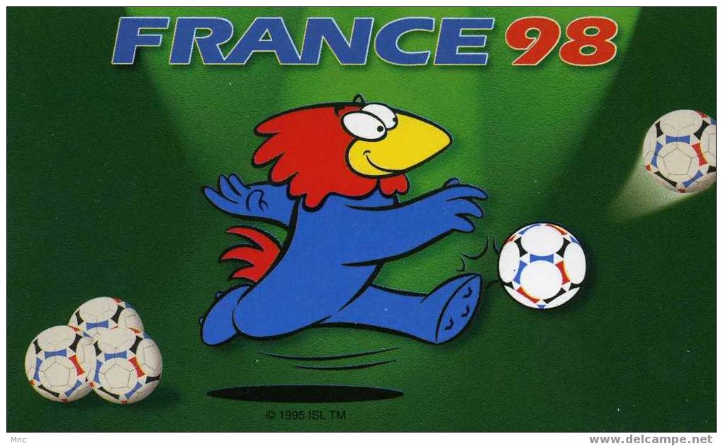 Carte Collector (80x130mm) Coupe Du Monde 1998 Carte N°12/48 - Habillement, Souvenirs & Autres