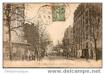 Carte De St Ouen (avenue De La Gare) - Saint Ouen