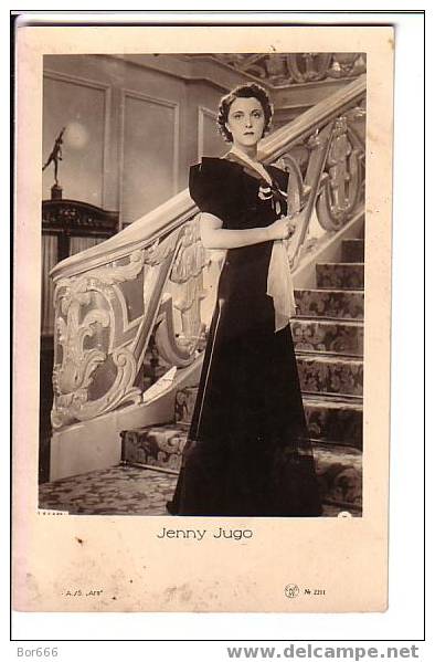 GOOD OLD " EmBR " POSTCARD - MOVIE STAR JENNY JUGO - Actors