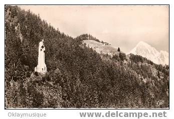 Carte De Les Houches  Mont Blanc (le Christ-roi Et L'aiguille Verte) - Les Houches