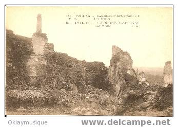 Carte De Clermont-en-argonne (les Ruines) - Clermont En Argonne