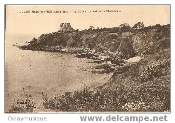 Carte De Saint-marc-sur-mer  (la Cote Et La Pointe    Georama) - La Turballe