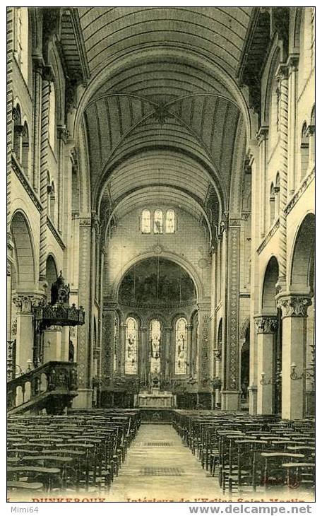 D.59. - DUNKERQUE . INTERIEUR DE L'EGLISE SAINT - MARTIN - Coudekerque Branche