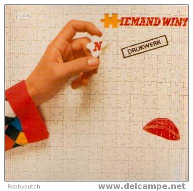 * LP * DRUKWERK - NIEMAND WINT + TWEEDE DRUK (in één Hoes) - Other - Dutch Music