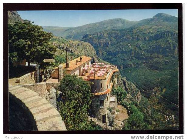 06 Gourdon La Sarrazine Restaurant Le Nid D'aigle édit.yvon N°E.K.B. 2740 - Gourdon