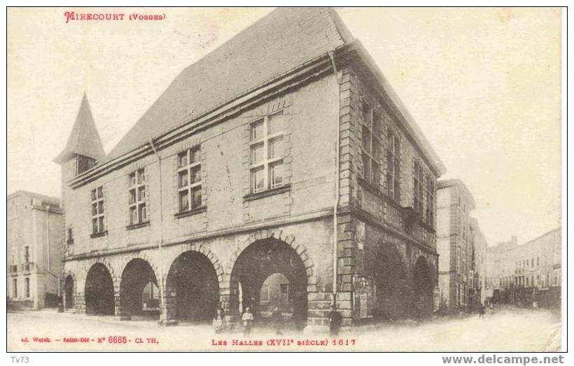 Cpa 589 - MIRECOURT - Les Halles - (88 - Vosges) - Mirecourt