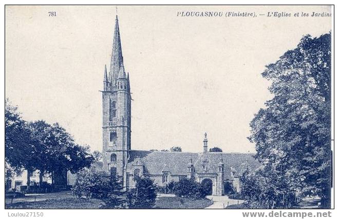 PLOUGASNOU - L'Eglise Et Les Jardins - Plougasnou