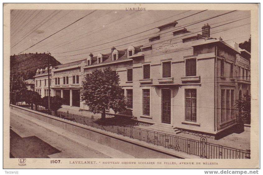 CPA De Lavelanet (Ariège 09): Nouveau Groupe Scolaire De Filles, Avenue De Bélesta. - Lavelanet