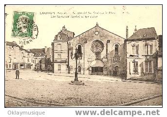 Carte De Loudun  (le Marché Ste-croix Et La Place ) - Loudun