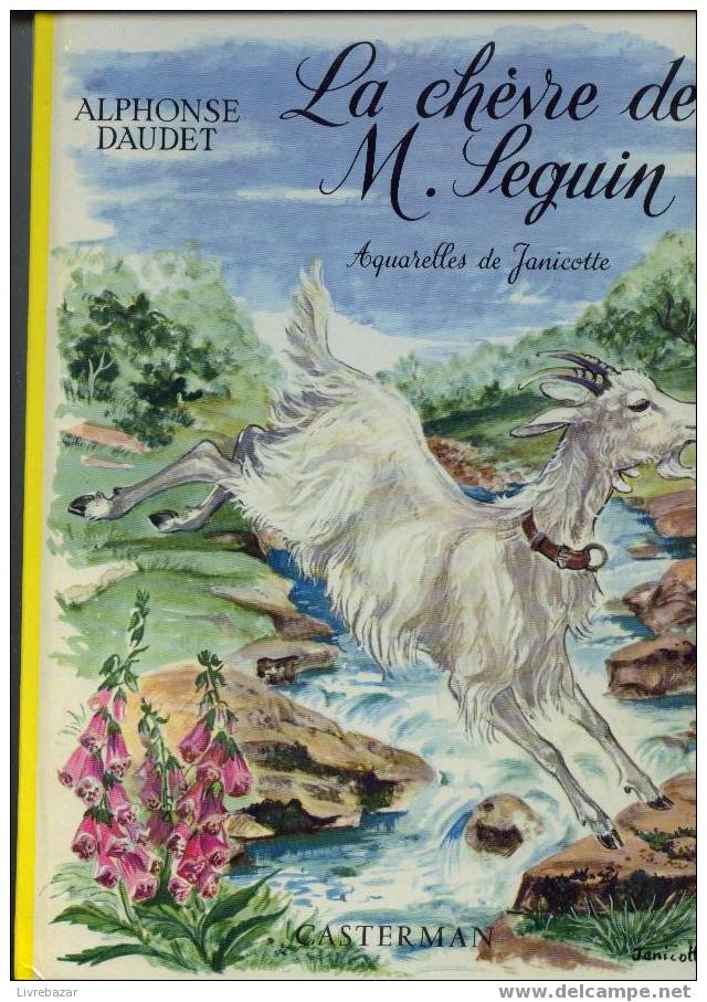 Ancien LA CHEVRE DE M.SEGUIN Alphonse DAUDET Aquarelles De JANICOTTE CASTERMAN - Casterman