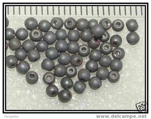 Lot De 30 Perles En Hématite Givrée 2mm - Pearls