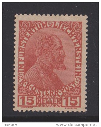 Liechtenstein Mi 7 Fürst Johann II / Prince Johann II 1917 - Nuevos