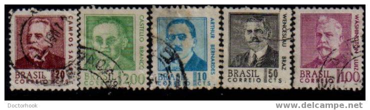 BRAZIL   Scott   #  1063-7  F-VF USED - Used Stamps