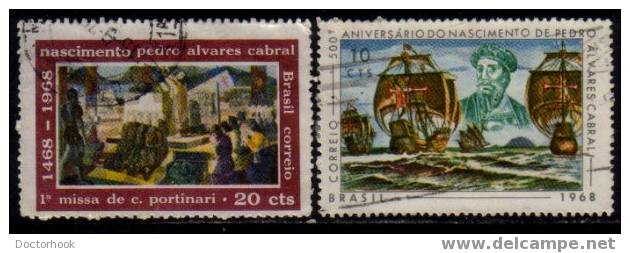 BRAZIL   Scott   #  1080-1  F-VF USED - Gebruikt