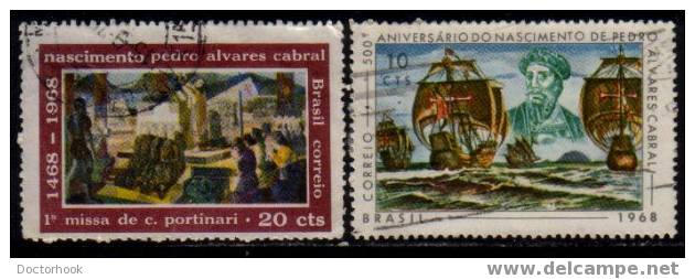 BRAZIL   Scott   #  1080-1  F-VF USED - Used Stamps