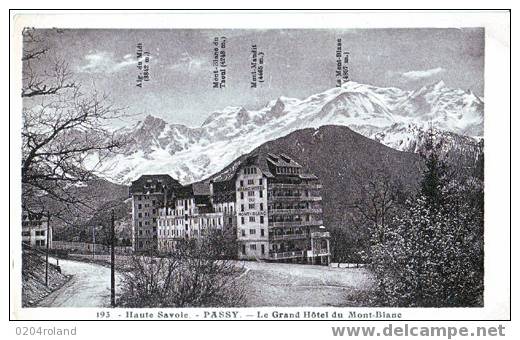 Passy - Le Grand Hôtel Du Mont Blanc - Passy