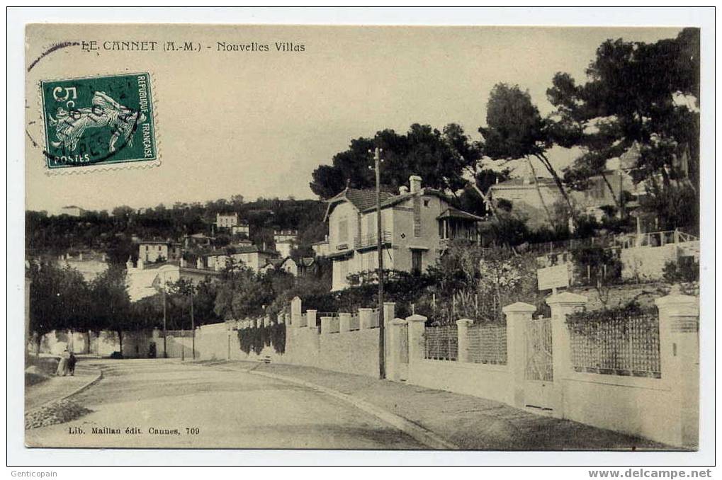 H59 - LE CANNET - Nouvelles Villas (1910) - Le Cannet