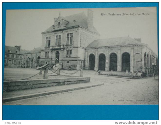 50) Pontorson - N°85 Bis - La Mairie - -   - Tres Belle Carte - Pontorson