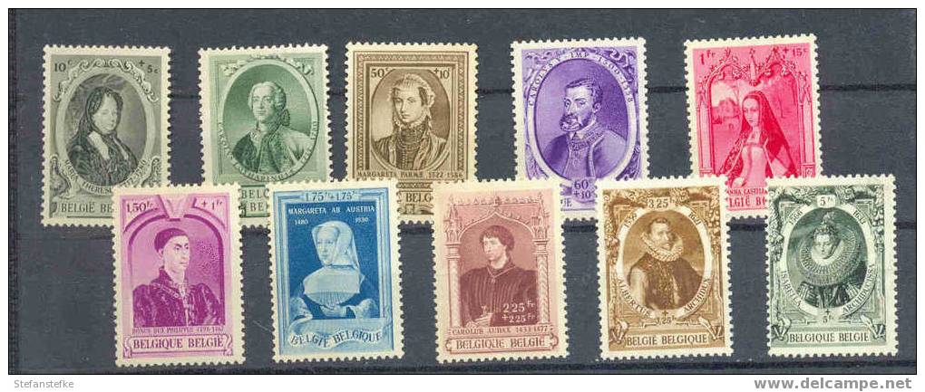 Belgie Ocb Nr : 573 - 582 ** (zie Scan) - Unused Stamps