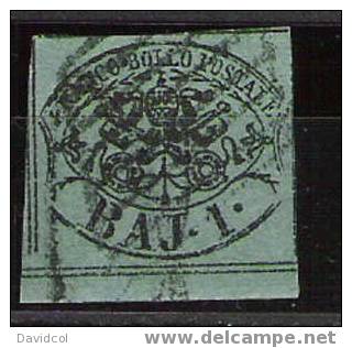 Q528.-.ROMAN STATES.-  1852  / 1868 .-  SCOTT # 7, 22  .-  USED STAMPS .SCV: US$ 52 ++ - SEE SCAN PLEASE. - Kerkelijke Staten