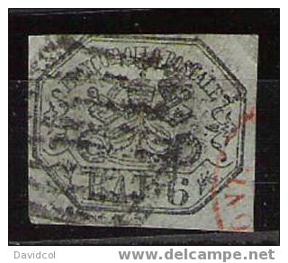 Q528.-.ROMAN STATES.-  1852  / 1868 .-  SCOTT # 7, 22  .-  USED STAMPS .SCV: US$ 52 ++ - SEE SCAN PLEASE. - Kirchenstaaten
