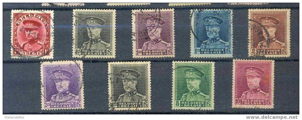 Belgie Ocb Nr : 317 - 324 Gestempeld (zie Scan) Lot 2 - 1931-1934 Mütze (Képi)