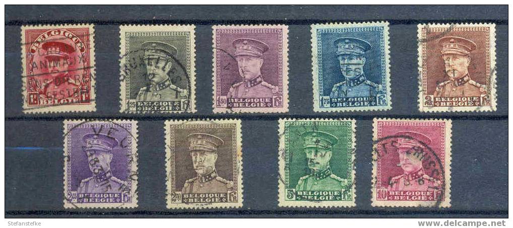 Belgie Ocb Nr : 317 - 324 Gestempeld (zie Scan) Lot 5 - 1931-1934 Kepi