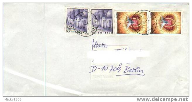 Österreich / Austria - Umschlag Echt Gelaufen / Cover Used (3454) - Storia Postale