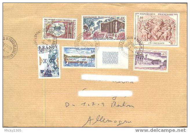 Frankreich / France - Umschlag Echt Gelaufen / Cover Used (3480) ## - Lettres & Documents