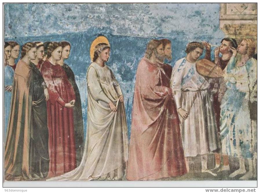 Giotto - Capella Degli Scrovegni Padova - Ritorno Dal Tempio - Edizioni Del Milione - Milano Serie Di Cartoline A Colori - Chieti