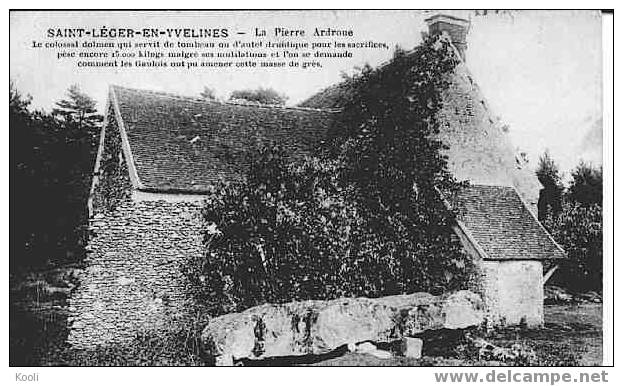 T608MEG-10 - MEGALITHE - SAINT-LEGER-EN-YVELINES - Pierre Ardroue - Dolmen & Menhirs