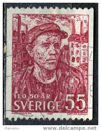 PIA - SVE - 1969 - 50° De L´Organisation Int. Du Travail - (Yv 613) - Used Stamps