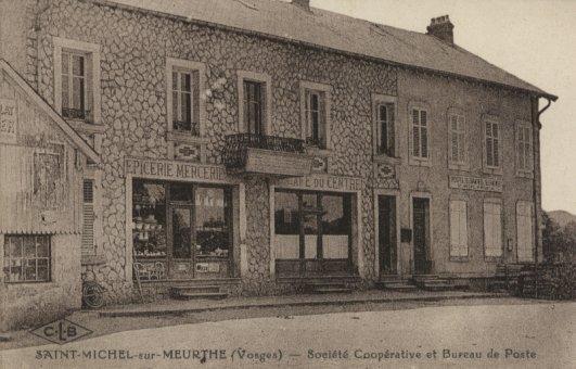 ST MICHEL / MEURTHE Société Coopérative Et Bureau De Poste - Magasins