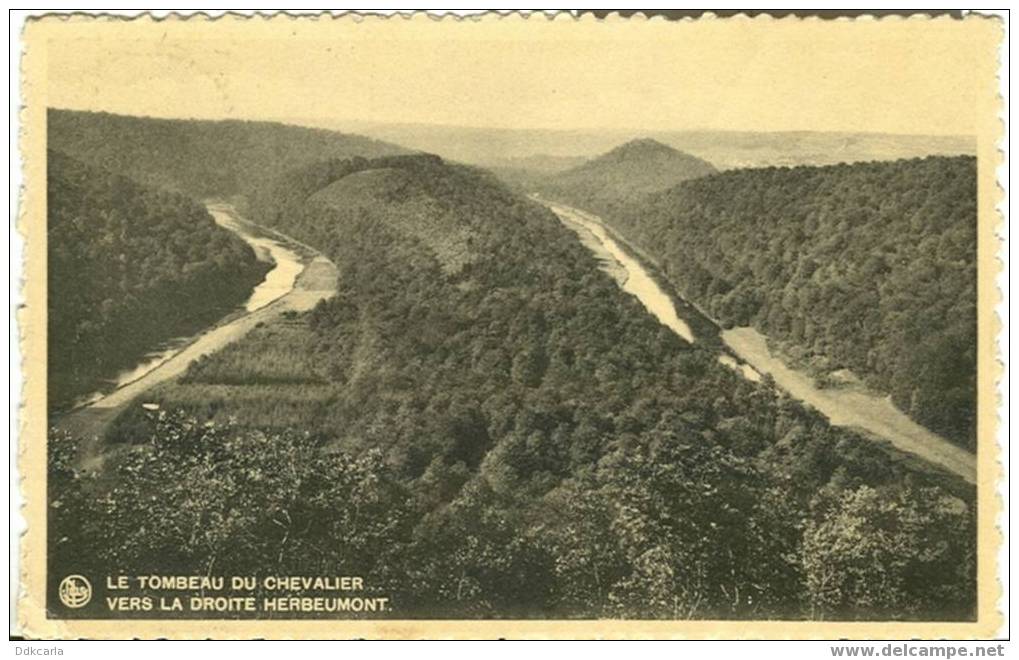 Herbeumont - Le Tombeau Du Chevalier -  Vers La Droite Herbeumont - Herbeumont