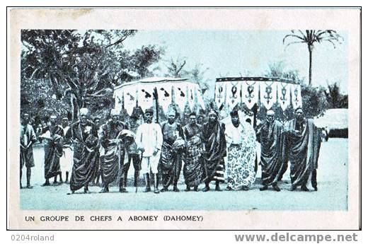 Abomey - Un Groupe De Chefs - Dahome