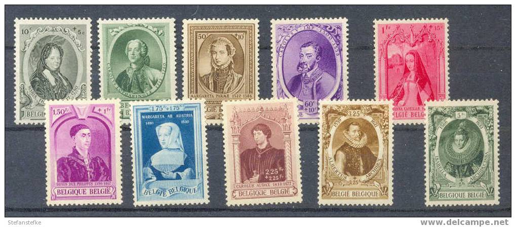 Belgie Ocb Nr : 573 - 582  **  (zie Scan) - Unused Stamps