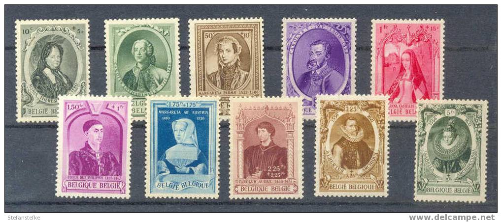 Belgie Ocb Nr : 573 - 582  **  (zie Scan) - Unused Stamps