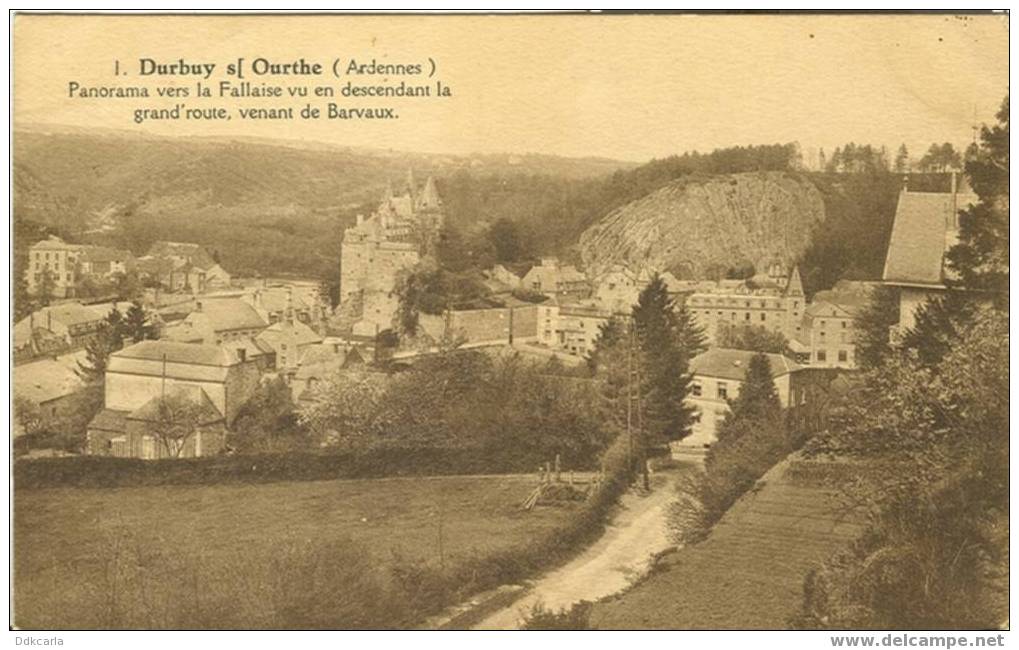 Durbuy - Panorama Vers La Falaize Vu En Descendant La Grand'route, Venant De Barvaux - Durbuy