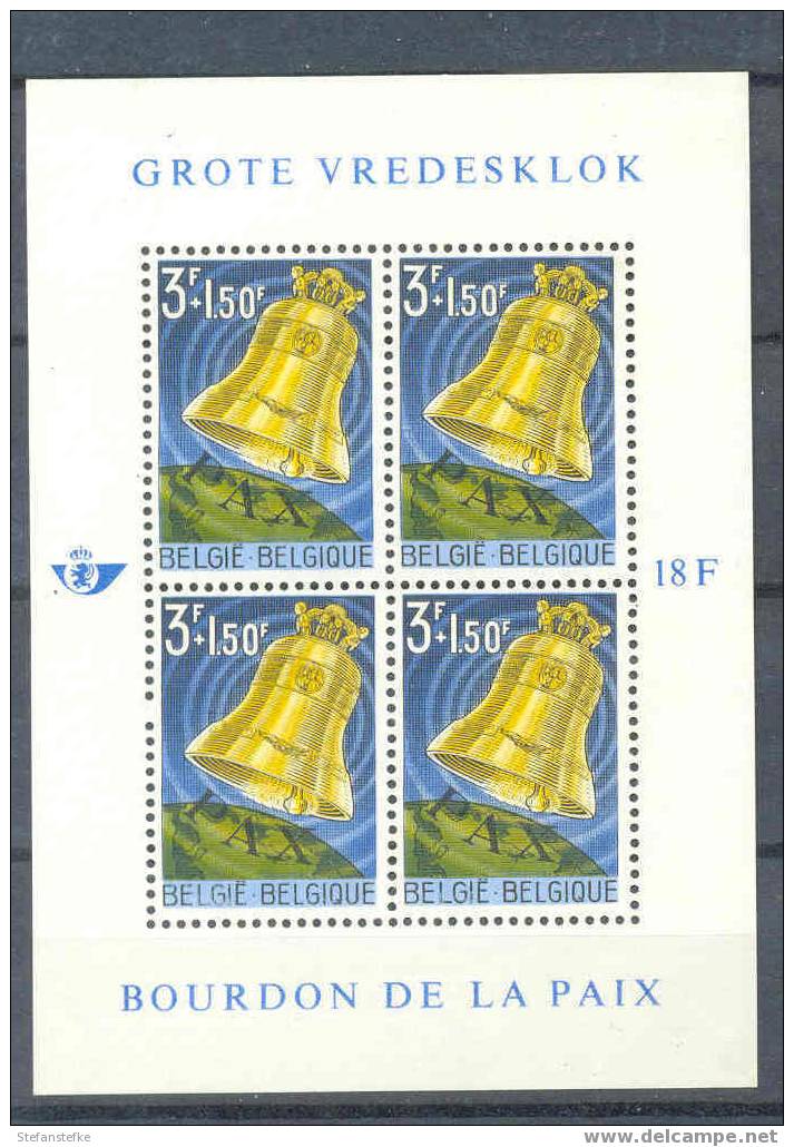 Belgie Ocb Nr : Blok 34 ** Klok ( Zie Scan) Lichte Gomschade - 1961-2001