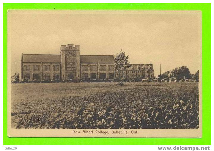 BELLEVILLE,ONT. - LE NOUVEAU COLLEGE ALBERT - ANIMÉE 19 VIEILLES AUTOS - - Sonstige & Ohne Zuordnung