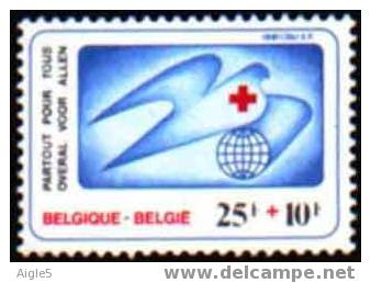 BELGIQUE. Congrés De Radiologie. Croix Rouge. Colombe. Globe - Medizin