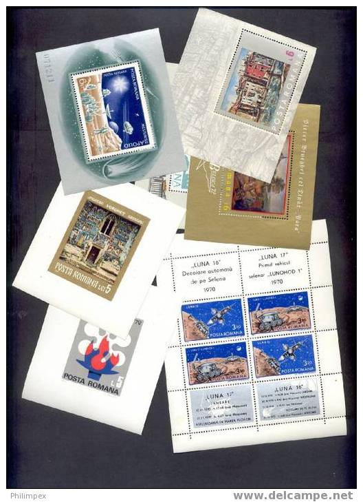 EASTERN EUROPE, VERY NICE GROUP 73 SHEETLETS ALL NEVER HINGED **! - Lots & Kiloware (mixtures) - Min. 1000 Stamps