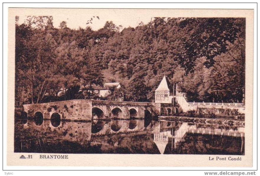 BRANTOME - Le Pont Coudé - Brantome