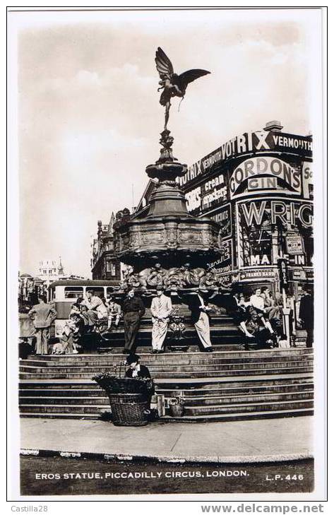 CPSM LONDON Ero Statue Piccadilly Circus - Piccadilly Circus