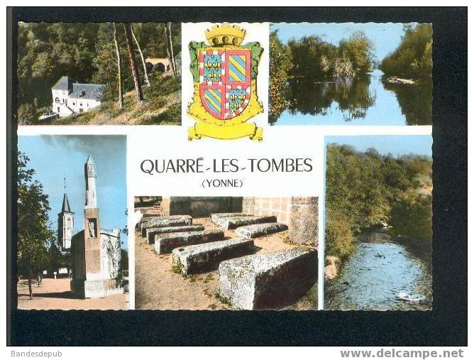 CPSM - Quarré Les Tombes (Multivues Et Blason, CIM 89822) - Quarre Les Tombes