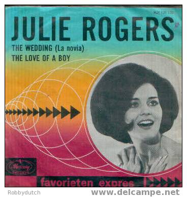 * 7" * JULIE ROGERS - THE WEDDING / THE LOVE OF A BOY ( Favorieten Expres 1964 ) - Ediciones De Colección