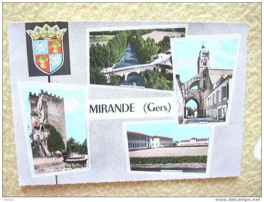 32 MIRANDE PONT SUR LA BAISE ANNEES 50 - Mirande